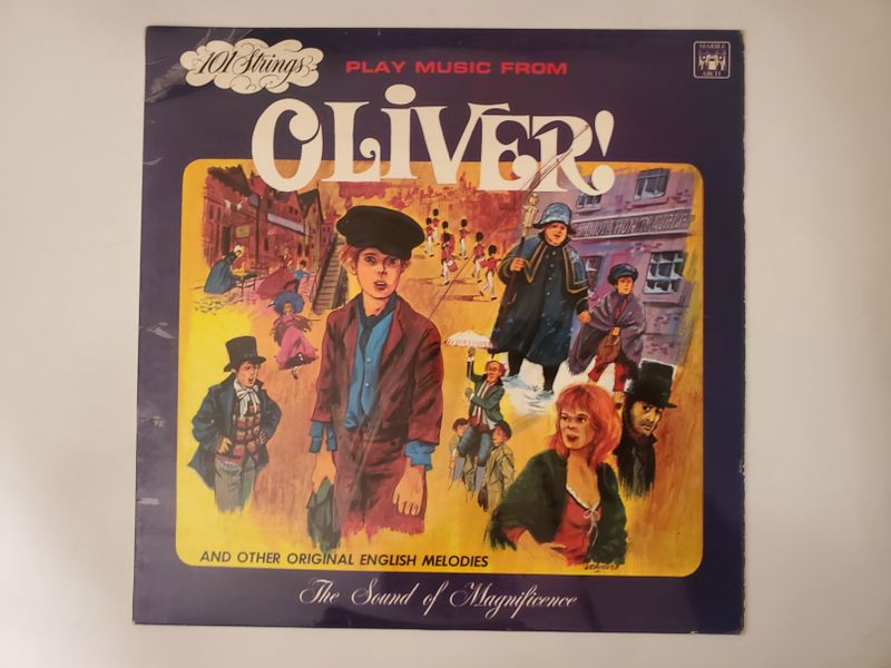 101 Strings Play Music from Oliver! And Other Original English Melodies vinyl record